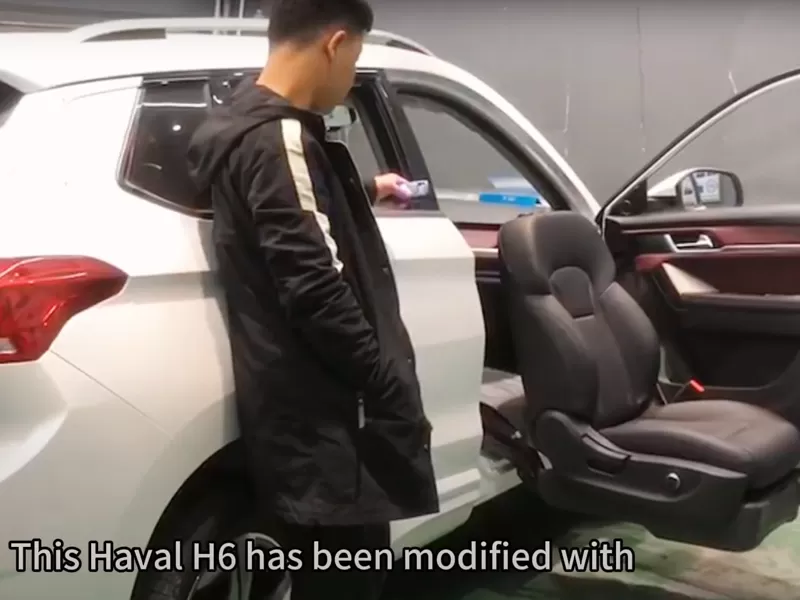Dieser Haval H6 modifiziert mit Xinder-Tech Drehsitz