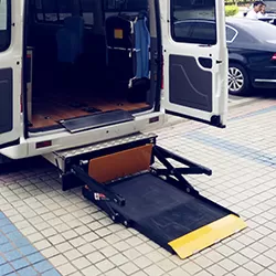 Van Rollstuhl lift
